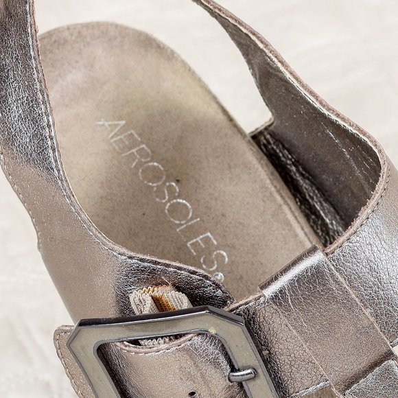 New Aerosols metallic strappy heels - 10 - Picture 6 of 6